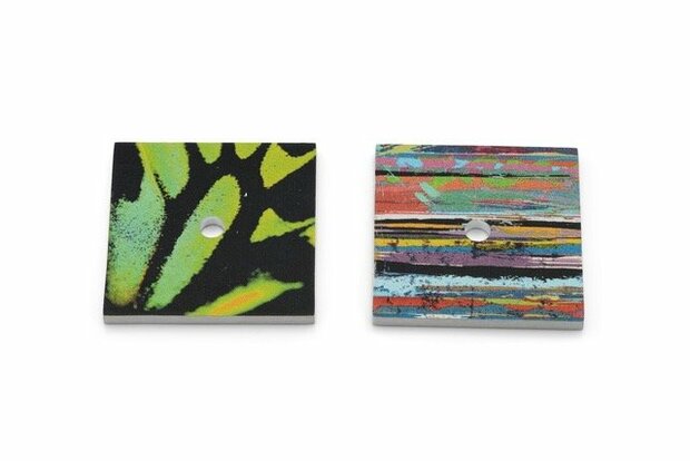 multicolour amulet van CLIC sieraden met ketting