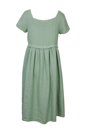 Blueberry Italia linnen jurk mint 9059