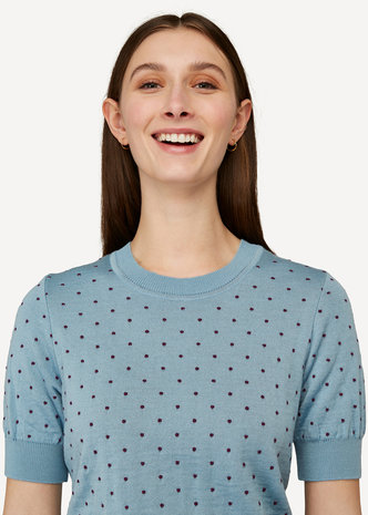 Oleana T-shirt 348 KF blauw