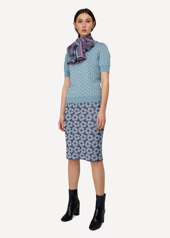 Oleana Shirt 348 KF blauw