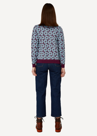 Oleana Cardigan 351 KF blauw