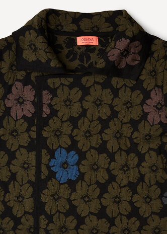 Oleana Long Cardigan 358 P olive