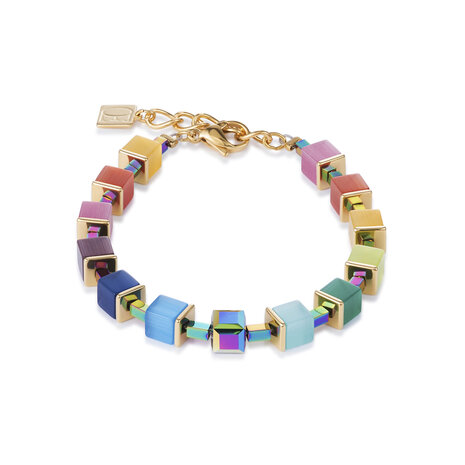Coeur de Lion Armband 4947/ /1535&nbsp;Multicolor Rainbow-Gold