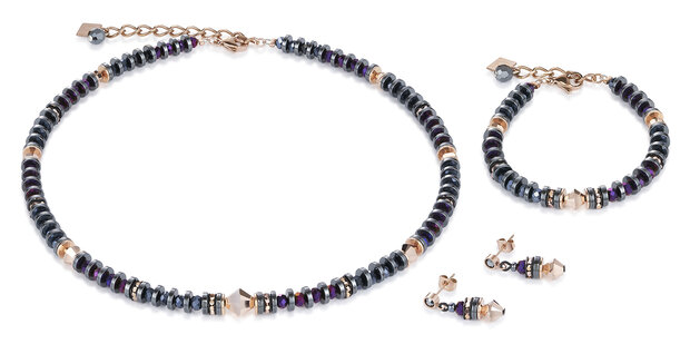 Coeur de Lion Oorbellen 4978/ /0800 Purple