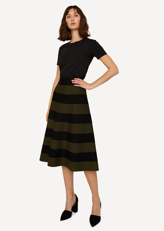 Oleana rok Skirt 507P Green ink