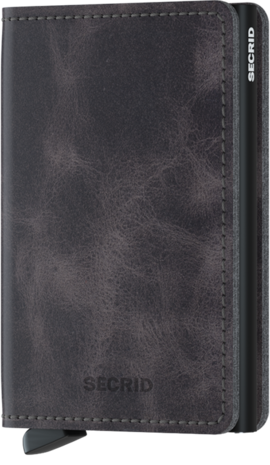 Secrid Slimwallet S Vintage Grey Black portemonnee