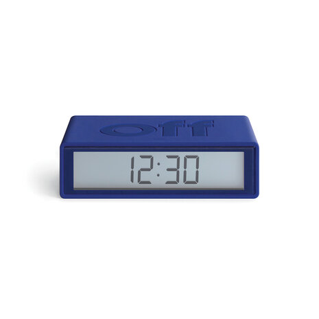 LEXON Flip Travel Clock Blauw LR151B9