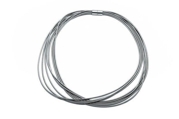 La Molla Collier Twist metalen ketting veren 140871