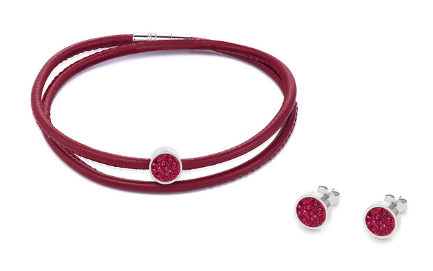 Coeur de Lion Oorbellen 0118/ /0328 Fuchsia