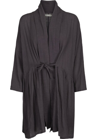 Two Danes blouse Gillian grijs. Scandinavische kleding