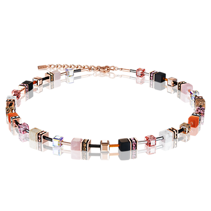 Coeur de Lion Ketting 4905/ /0227 Peach-Rose