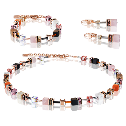 Coeur de Lion Ketting 4905/ /0227 Peach-Rose