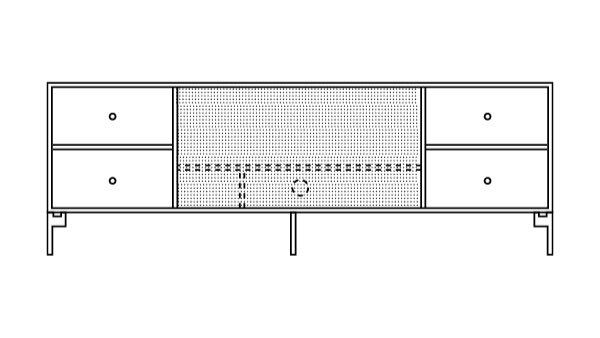 Actie: Montana TV meubel (SI14/SI14P), Prijsvoorbeeld van&nbsp;&euro; 2125,00&nbsp;voor &euro; 1700,00*. Kasten systeem