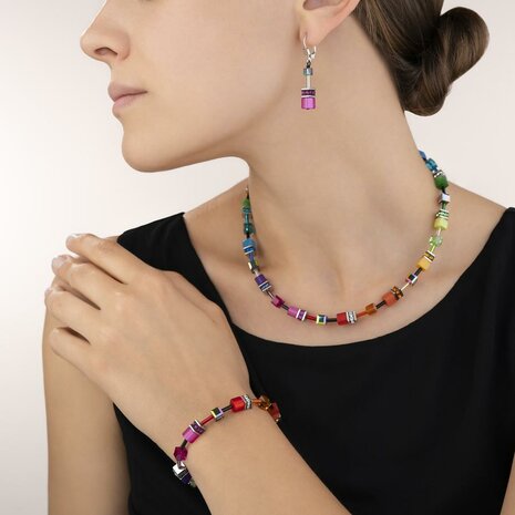 Coeur de Lion Ketting 2838/ /1520 Multicolor Rainbow