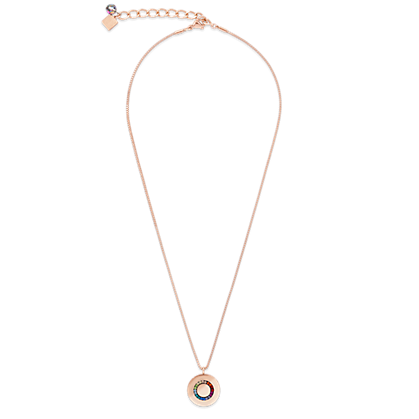 Coeur de Lion Ketting 5004/ /1577 Multicolor Ros&eacute; Goud