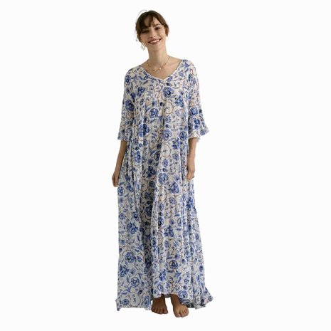 Zen Ethic Kaftan Elsa Lise blauw