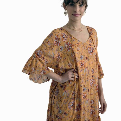 Zen Ethic Kaftan Elsa Lise oranje