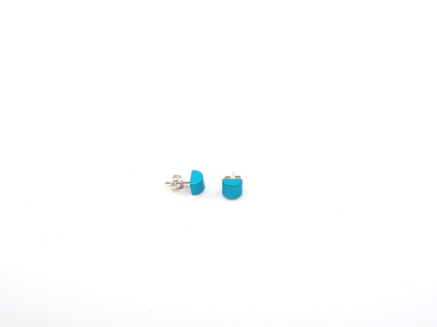 Otracosa sieraden turquoise oorbellen. Blauwe turquoise oorbellen sieraden