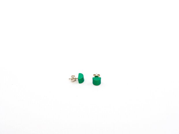 Otracosa sieraden groene oorbellen. Donkergroene oorbellen sieraden