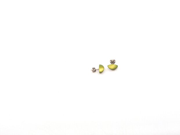 Otracosa sieraden groen oorbellen. Lichtgroen oorbellen sieraden