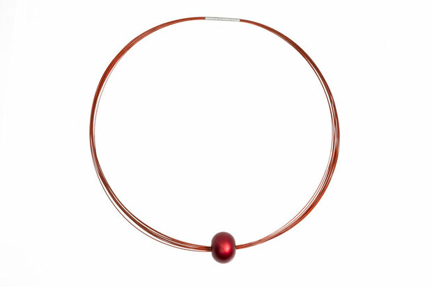 Otracosa sieraden rood ketting. Rode ketting sieraden