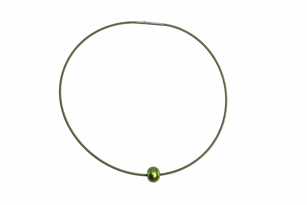 Otracosa sieraden groen ketting. Licht groen ketting sieraden
