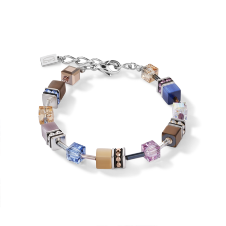 Coeur de Lion Armband 2839/ /0740 Blue-Brown-Lilac