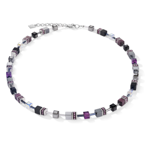 Coeur de Lion Ketting 5011/ /0824 Amethyst