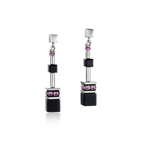 Coeur de Lion Oorbellen 5011/ /0824 Amethyst