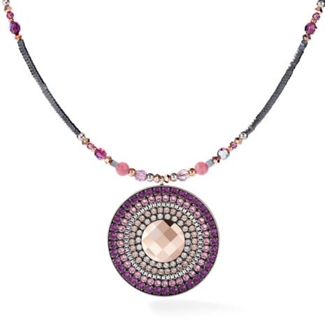 Coeur de Lion Ketting 5035/ /0824 Amethyst