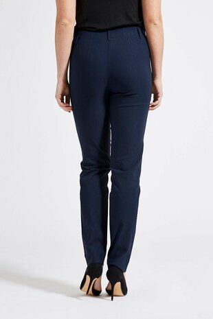 Laurie broek, model Kelly regular katoen blauw 29714-49970