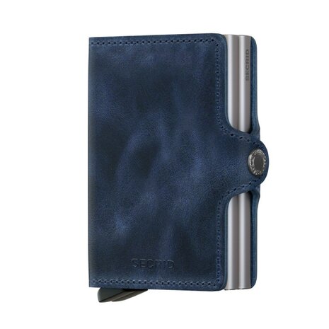 Secrid Twinwallet TV Vintage Bleu portemonnee