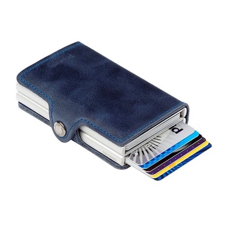 Secrid Twinwallet TV Vintage Bleu portemonnee