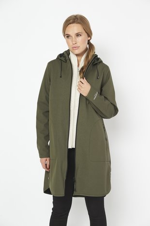 Ilse Jacobsen Softshell Regenjas RAIN128-410 Army
