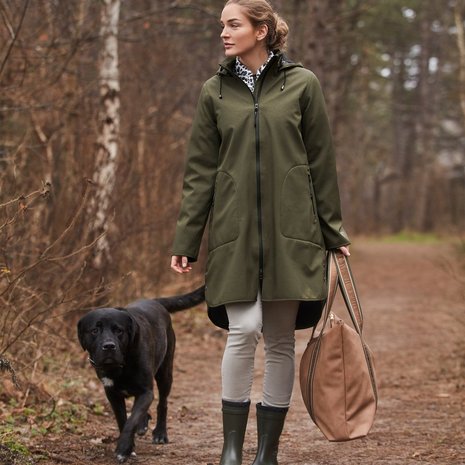 Ilse Jacobsen Softshell Regenjas RAIN128-410 Army