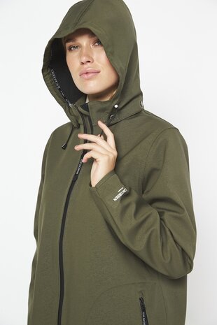 Ilse Jacobsen Softshell Regenjas RAIN128-410 Army