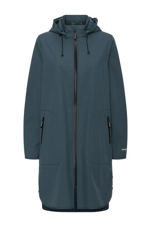 Ilse Jacobsen Softshell Regenjas RAIN128-685 Orion Blue