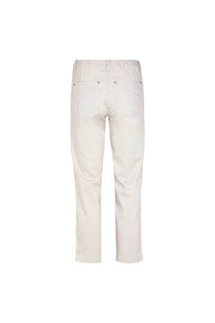 Laurie broek, model Piper Regular Cropped basis katoen sand 22465-25107