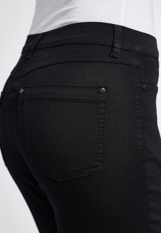 Laurie broek, model Charlotte Regular basis katoen zwart 25411-99100