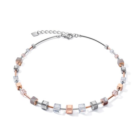 Coeur de Lion Ketting 5061/ /1631 Rosegold-silver