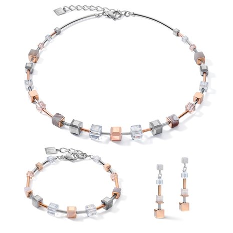 Coeur de Lion Ketting 5061/ /1631 Rosegold-silver