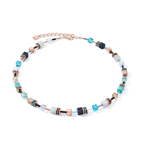Coeur de Lion Ketting 4905/ /2010 Aqua-Beige