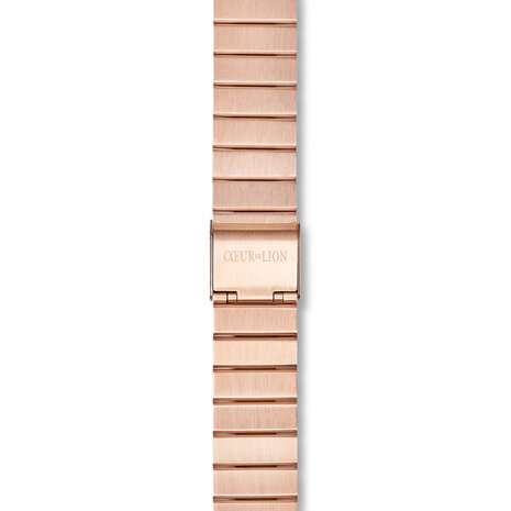 Coeur de Lion Horloge 7611/ /1640 Rosegold-Rosegold Roestvrij Stalen band