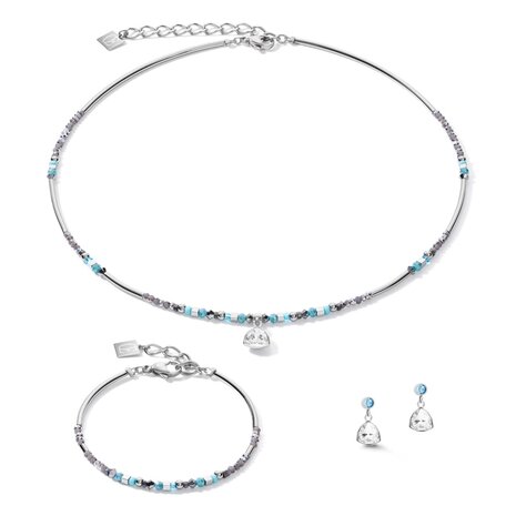 Coeur de Lion Oorbellen 5032/ /2000 Aqua