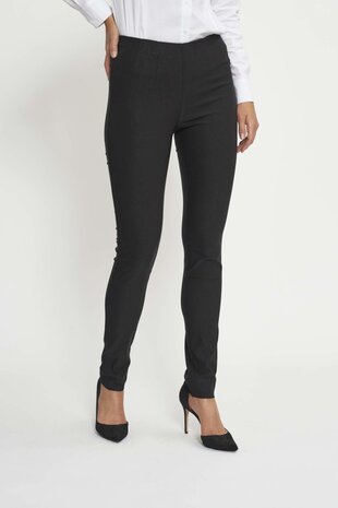 Laurie broek, model Slim basis viscose zwart 27016-99970