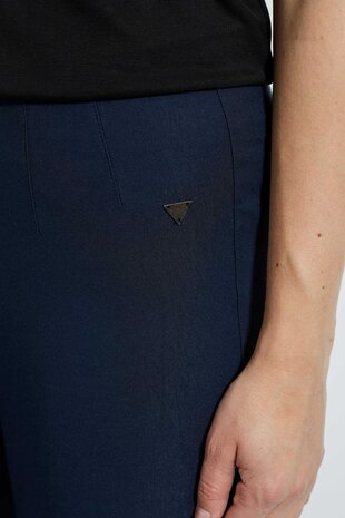 Laurie broek, model Slim basis viscose blauw 27016-49970