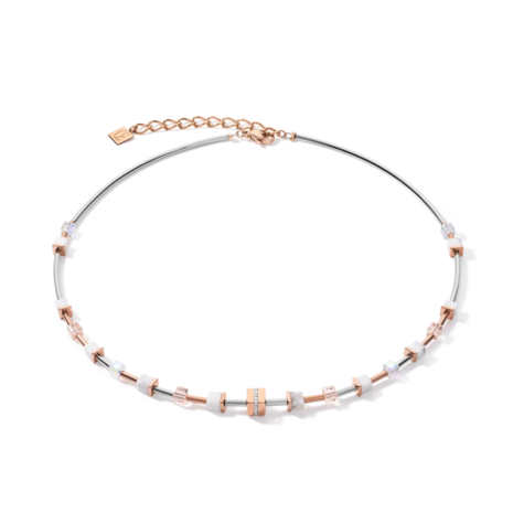 Coeur de Lion Ketting 5023/ /1822 Crystal-Rose Gold