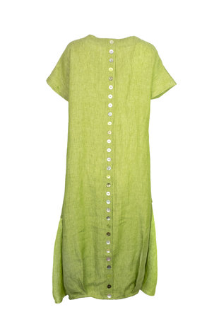Ralston kleding, jurk Iris linnen groen