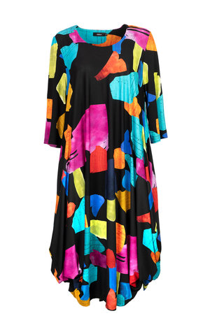 Ralston kleding, jurk Utas viscose multicolor