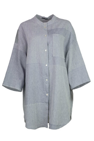 Oska kleding, blouse Holma blauw